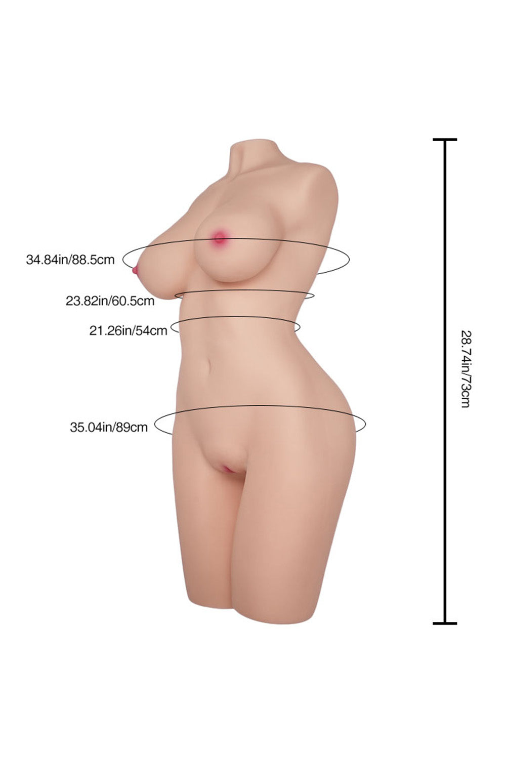 Diana 73cm F-Cup Customizable Companion Doll