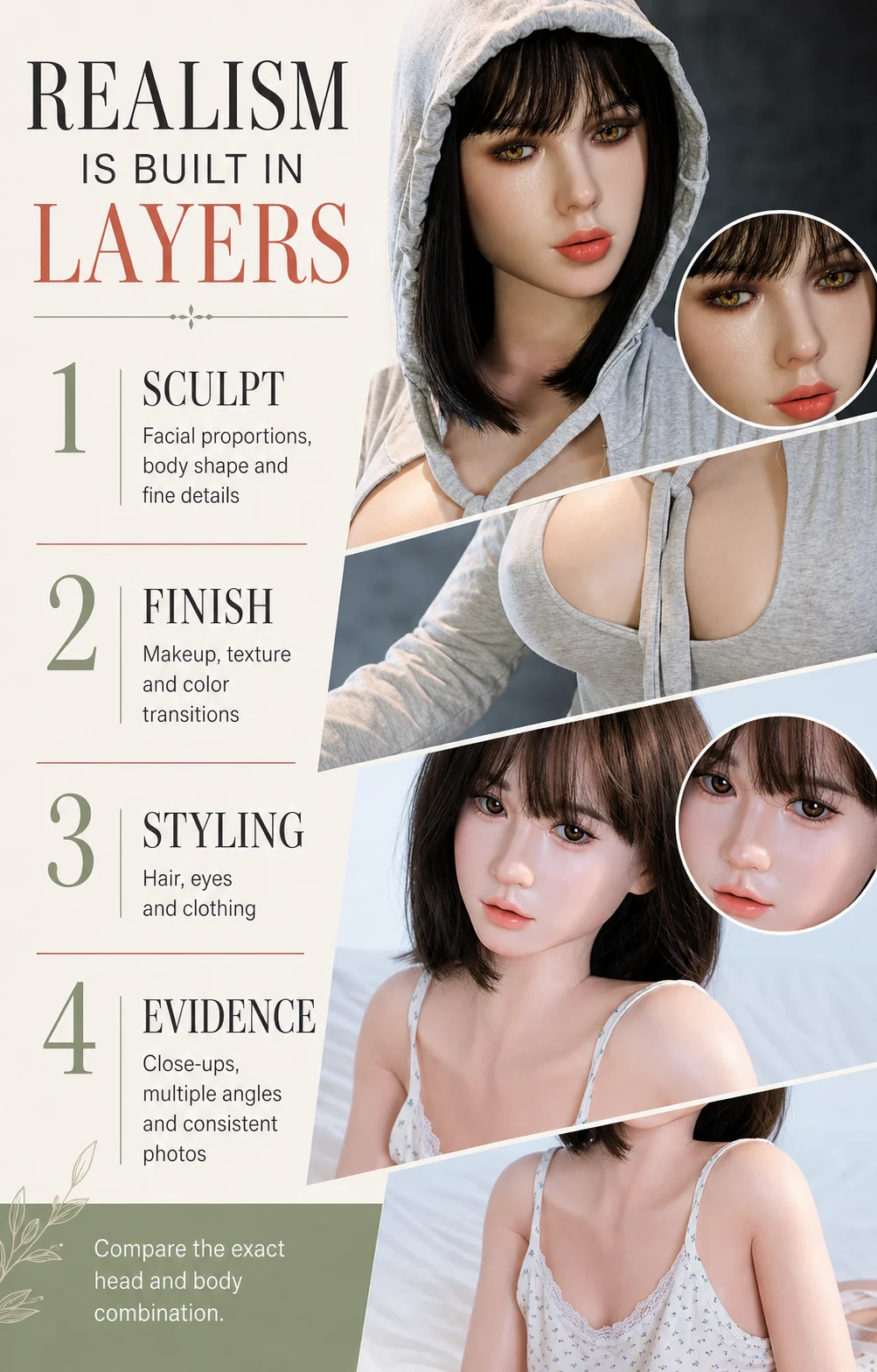 DollWow visual guide to evaluating sculpt, finish, styling, and photographic evidence