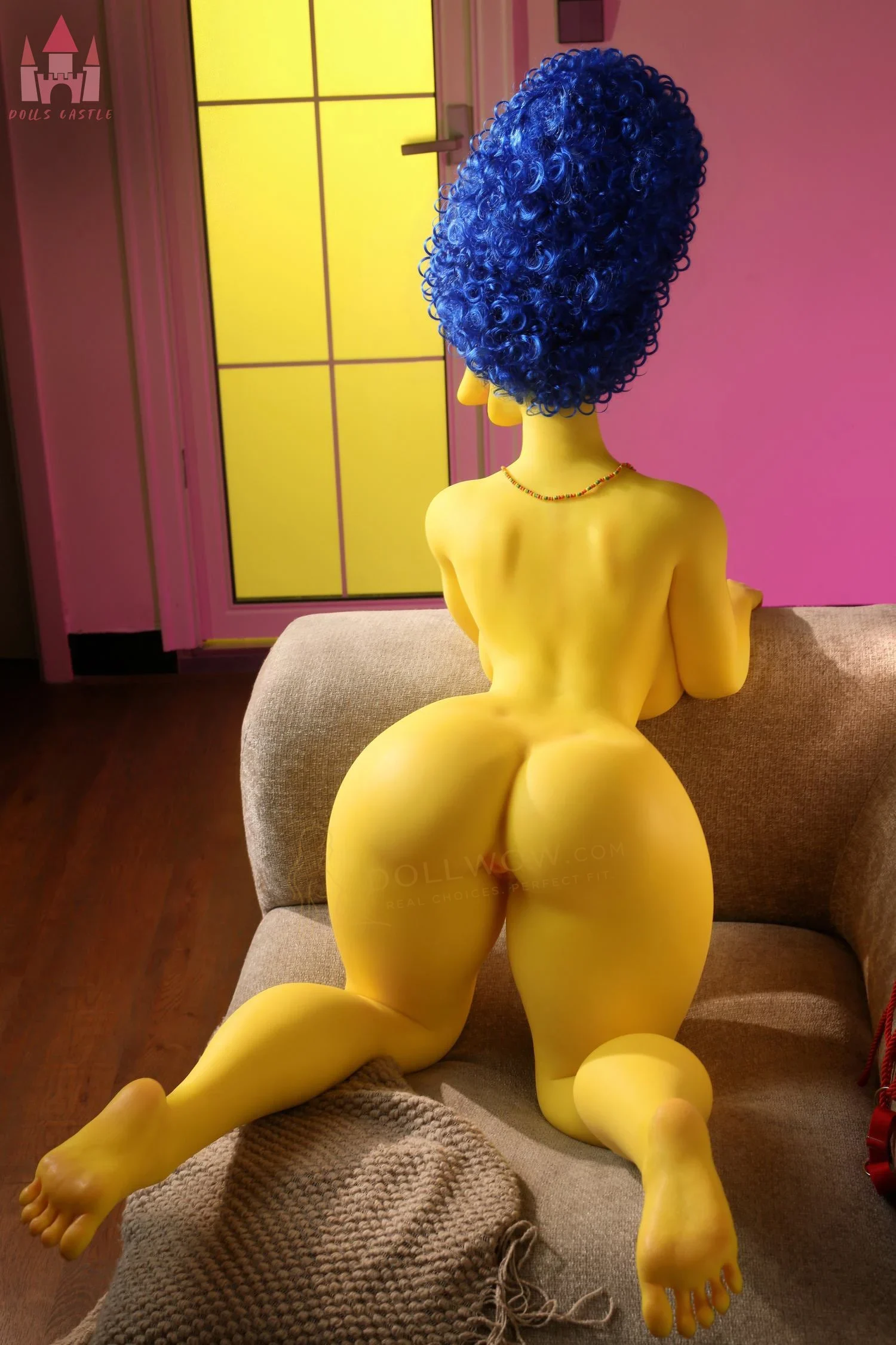 Dolls Castle Marge - Yellow Studio Glow 147cm K-Cup Silicone — image 23 of 25