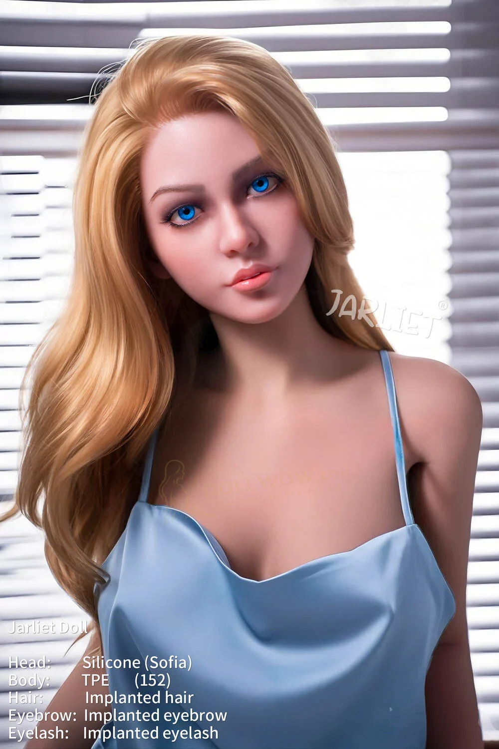 Jarliet Sofia 152cm E-Cup Silicone Head — image 4 of 16
