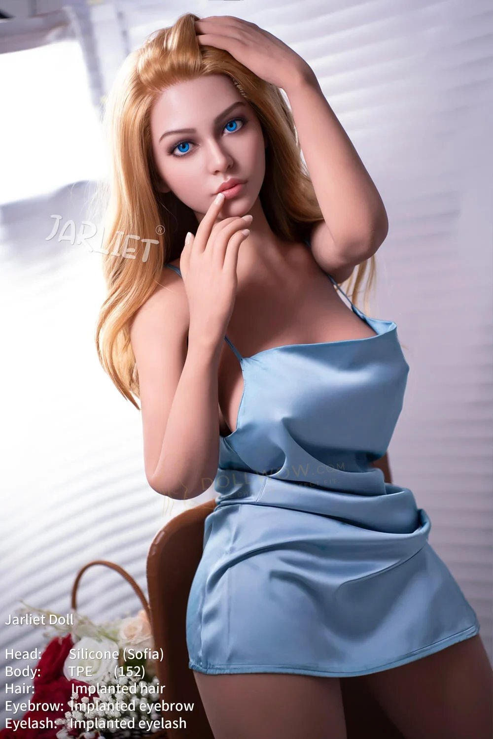 Jarliet Sofia 152cm E-Cup Silicone Head — image 7 of 16