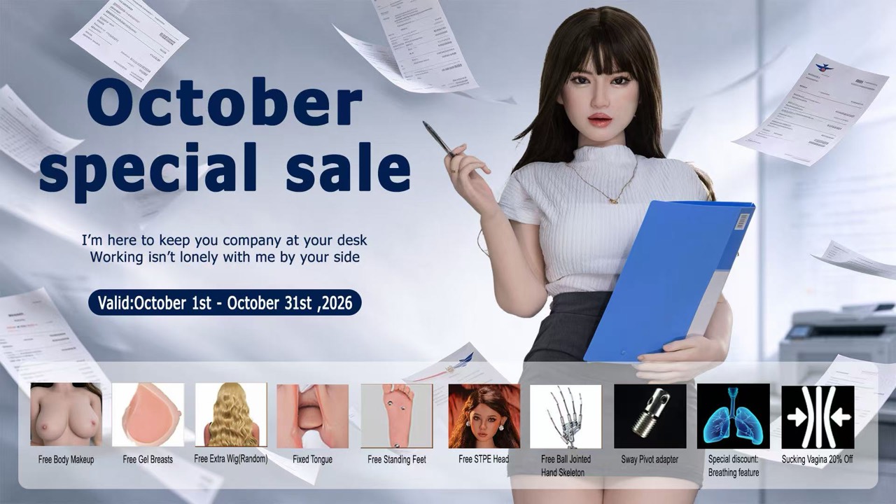 WM Doll official factory promotion, 1-31 October 2026. Benefits listed in the expandable details below.